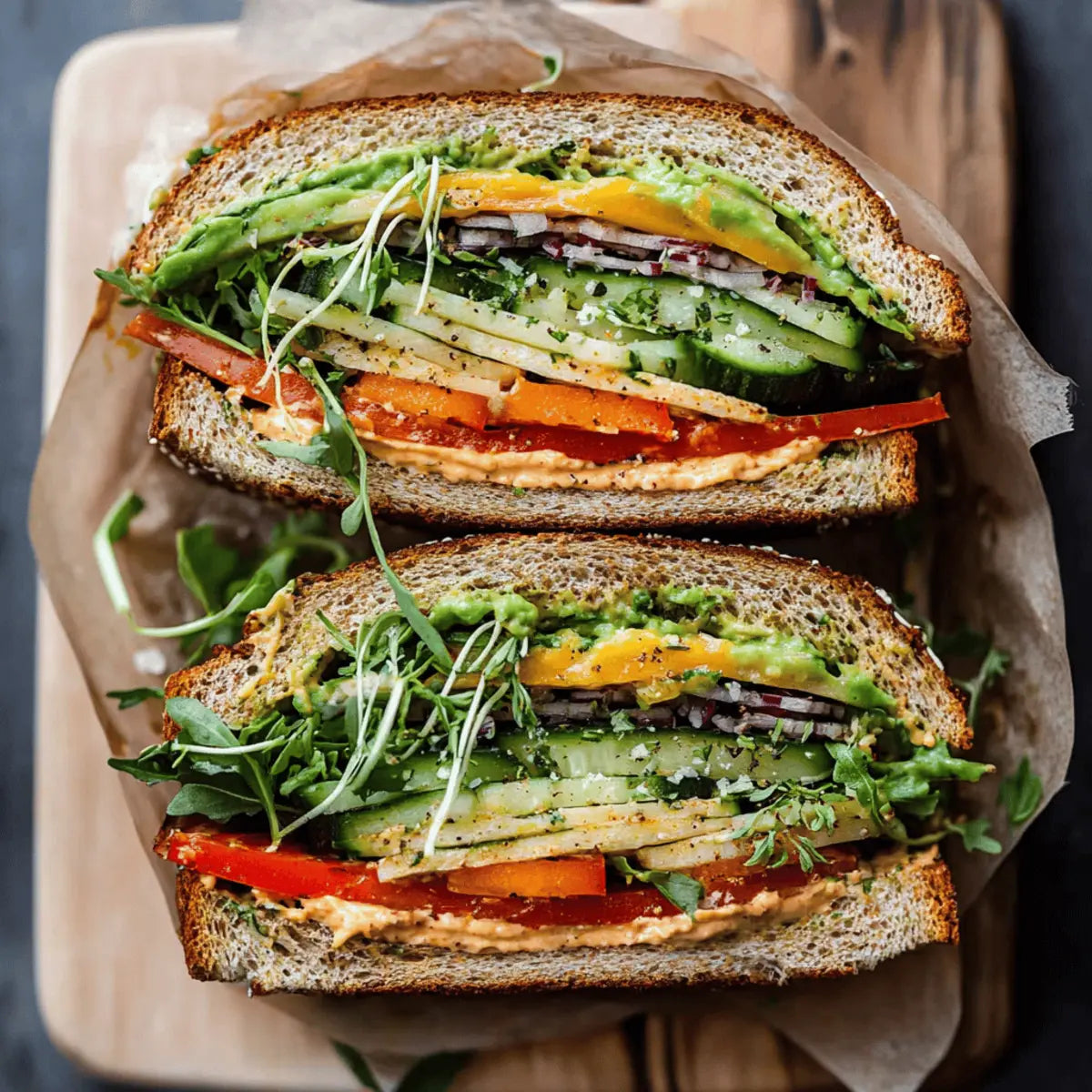 MONDAY LUNCH: THE ULTIMATE AND CRAVABLE VEGGIE SANDWICH