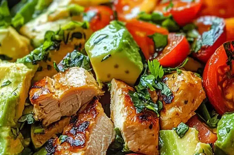 TUESDAY LUNCH: HEALTHY AVOCADO CHICKEN SALAD
