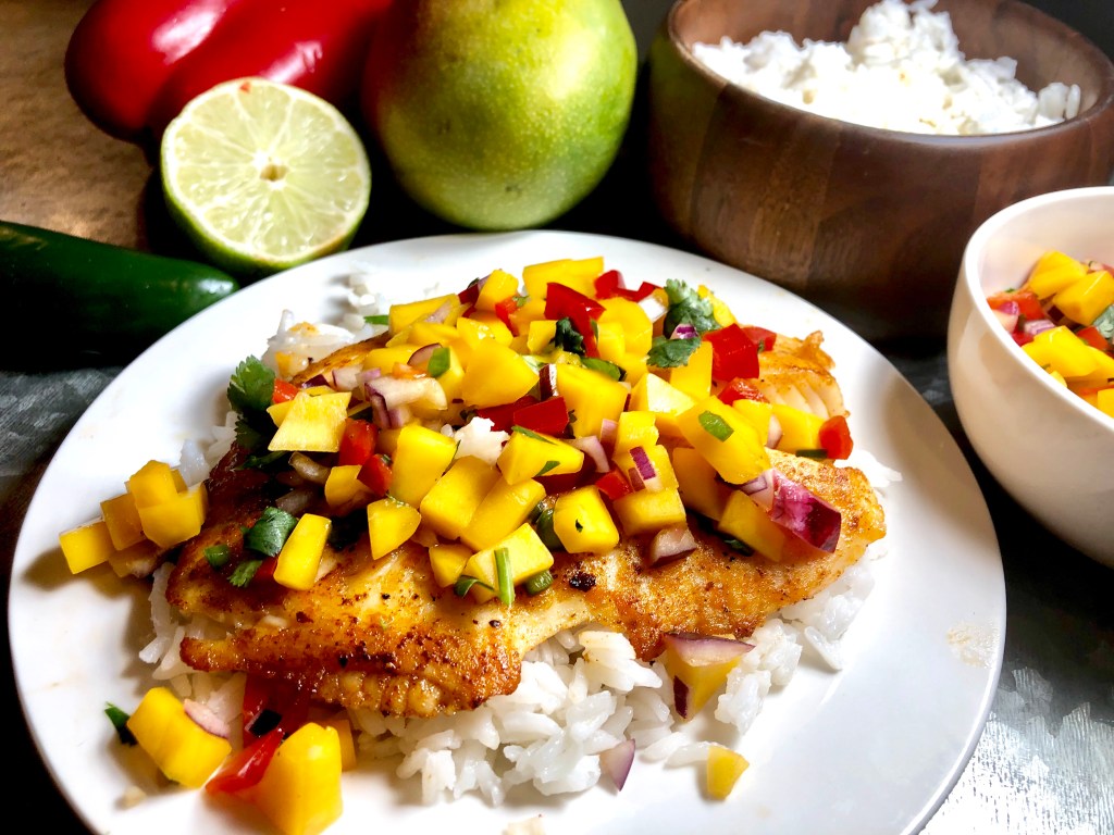 TUESDAY DINNER: MANGO TILAPIA