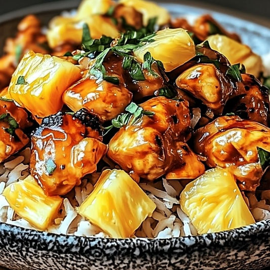 MONDAY DINNER: PINEAPPLE CHICKEN W/TERIYAKI SAUCE