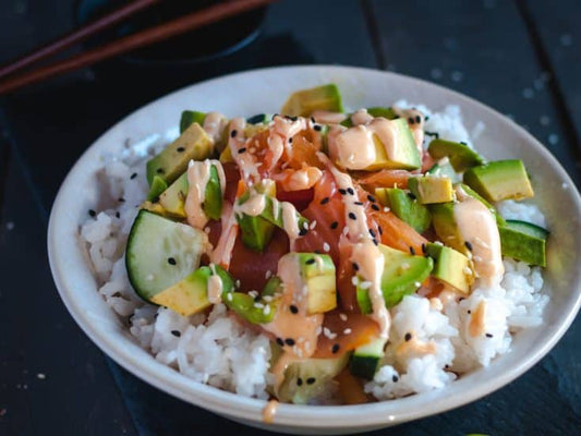 MONDAY LUNCH: CALIFORNIA ROLL SUSHI BOWL