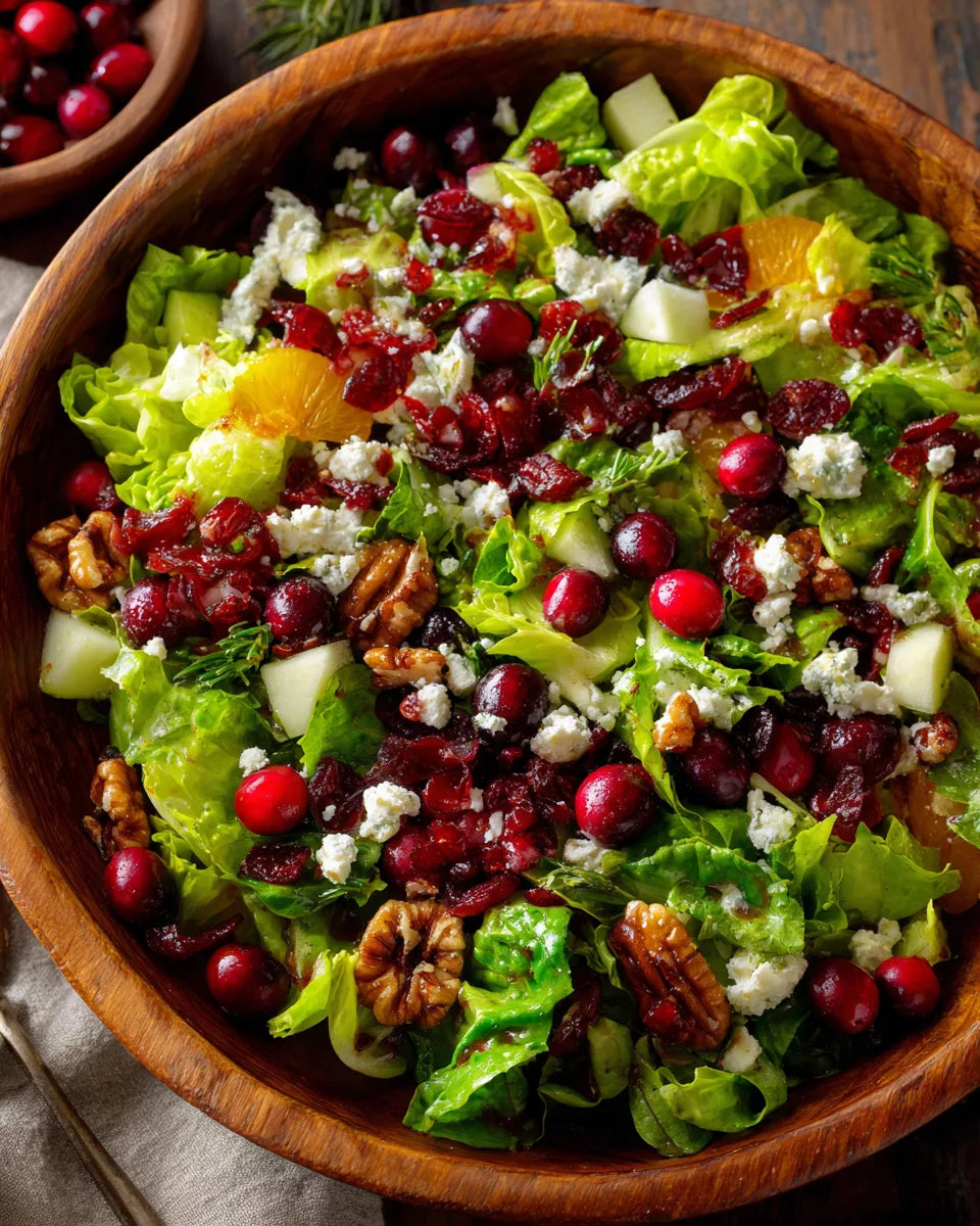 MONDAY LUNCH:  TOSSED CHRISTMAS SALAD