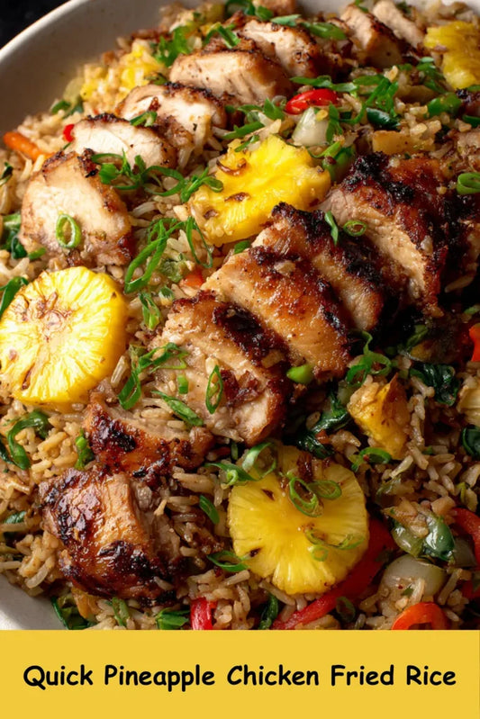 MONDAY DINNER: TERIYAKI CHICKEN & TERIYAKI PINEAPPLE FRIED RICE