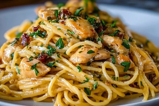 WEDNESDAY DINNER:  MONTEREY CHICKEN SPAGETTI