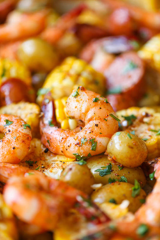 THURSDAY DINNER: SHEET PAN SHRIMP BOIL