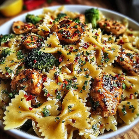 THURSDAY DINNER: COWBOY BUTTER LEMON BOWTIE CHICKEN SKILLET