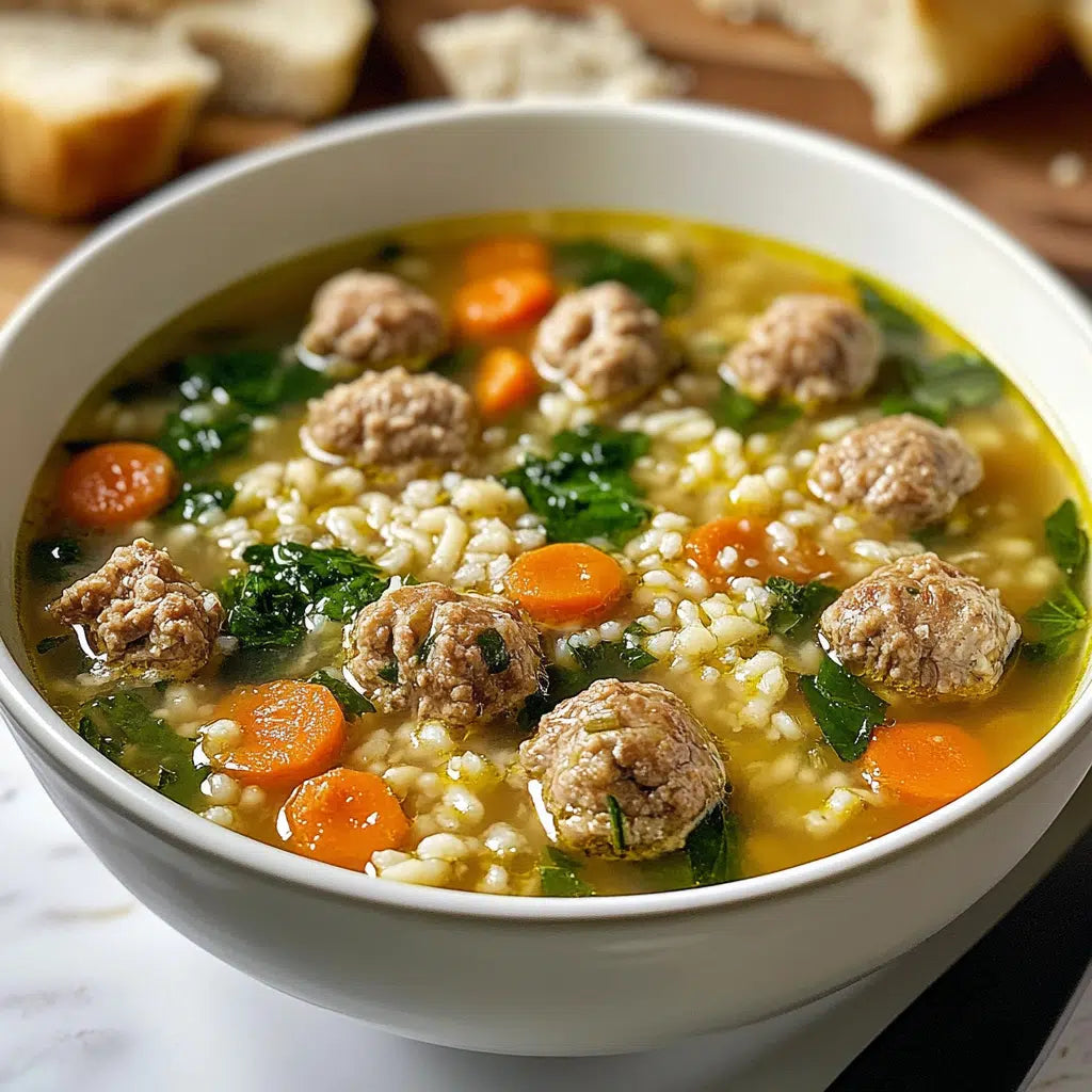 WEDNESDAY LUNCH: ITALIAN WEDDING SOUP