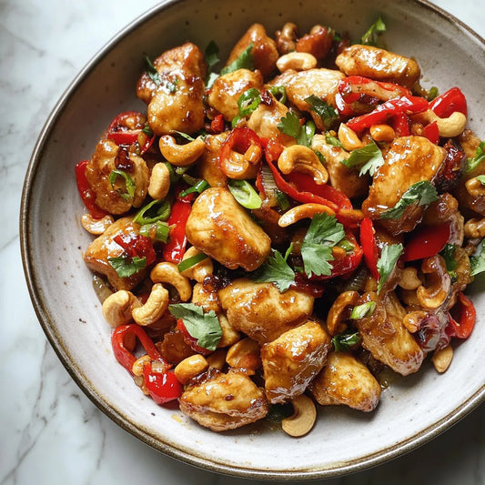 WEDNESDAY DINNER:  HONEY CASHEW CHICKEN